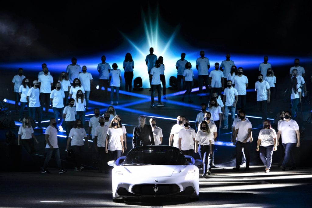 Presentación del Maserati MC20 premiado con Best Event Awards
