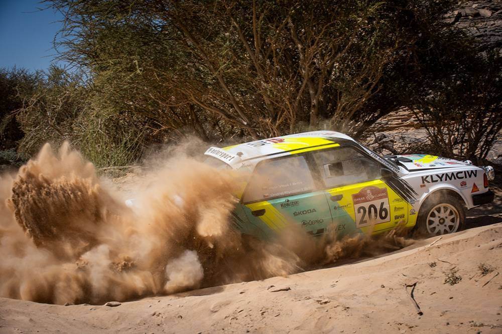 Dakar Classic polvareda Skoda