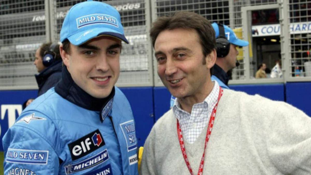 Fernando Alonso y Adrian Campos