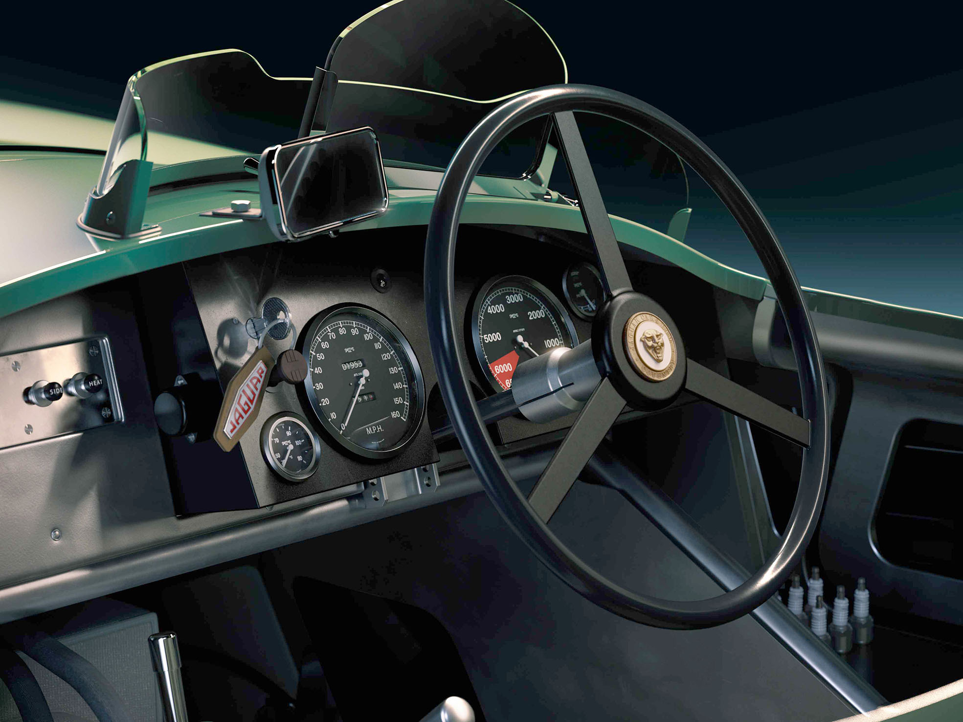 Jaguar C-Type volante