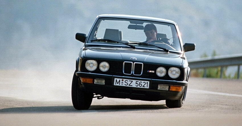 Frontal del BMW M5 e28