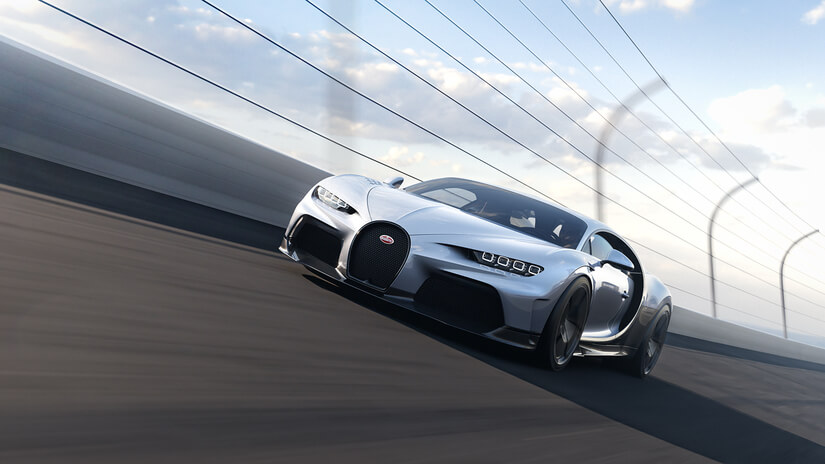 Bugatti Chiron SuperSport en circuito