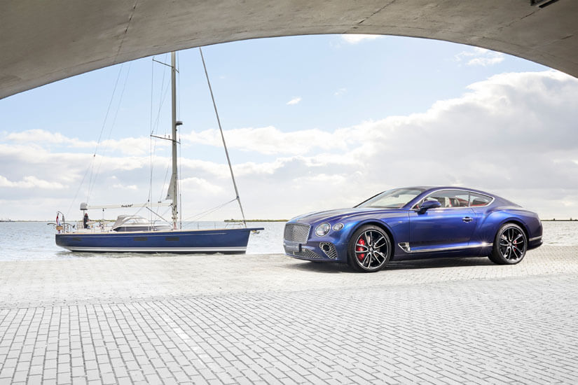 Maserati y yates vista túnel