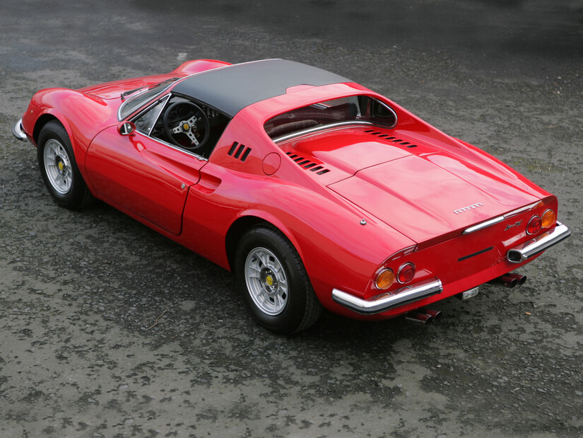Ferrari Dino 206 GT cenital