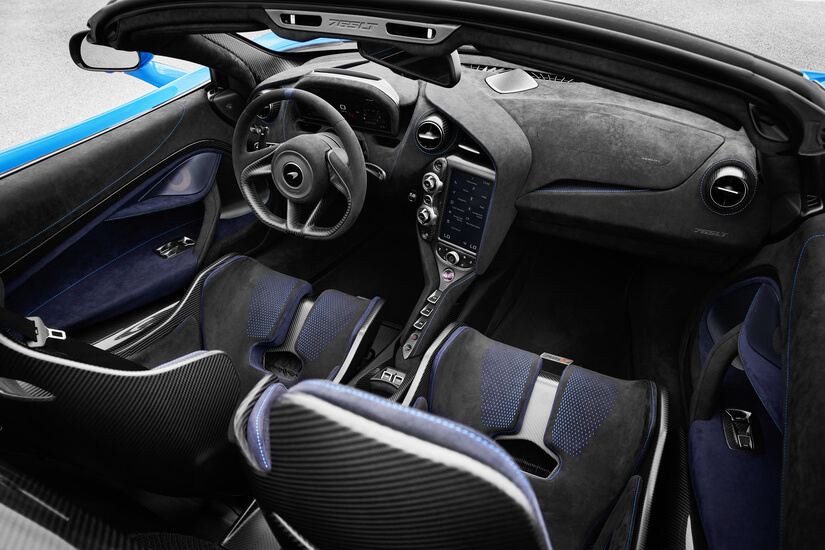 McLaren 765 LT Spider interior