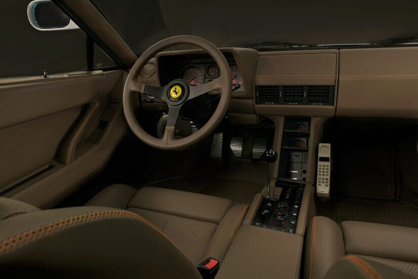 Ferrari Testarrosa interior