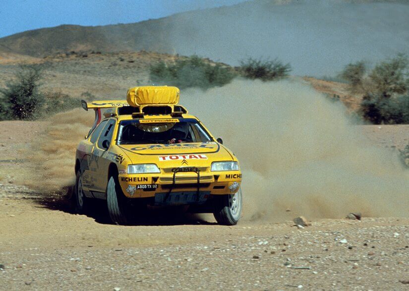 Citroën Dakar derrape