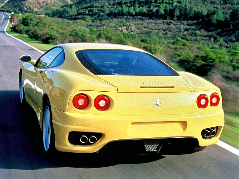 Ferrari 360 Módena trasera