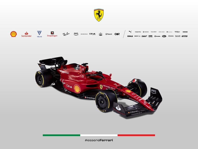 Ferrari F1 perfil