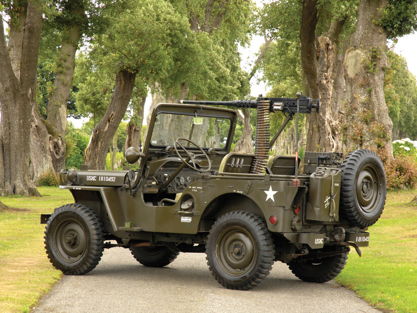 Jeep willys trasera