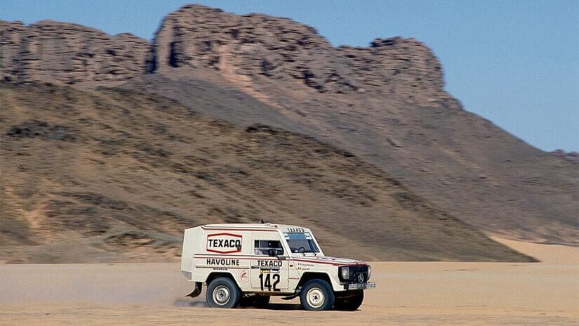 Jacky Ickx Mercedes Clase G Dakar 1983