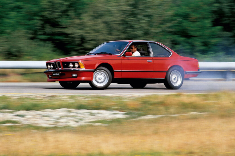 BMW M635 CSI rojo