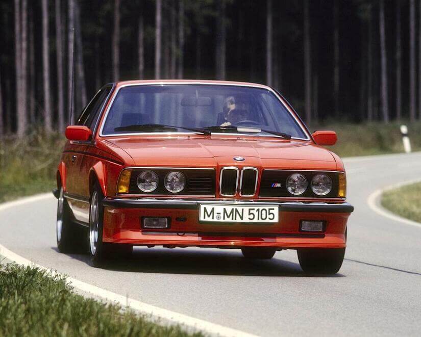 BMW M635 CSI frente rojo