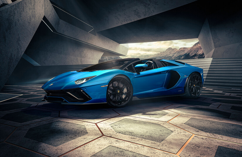 Lamborghini Aventador LP-780-4 azul