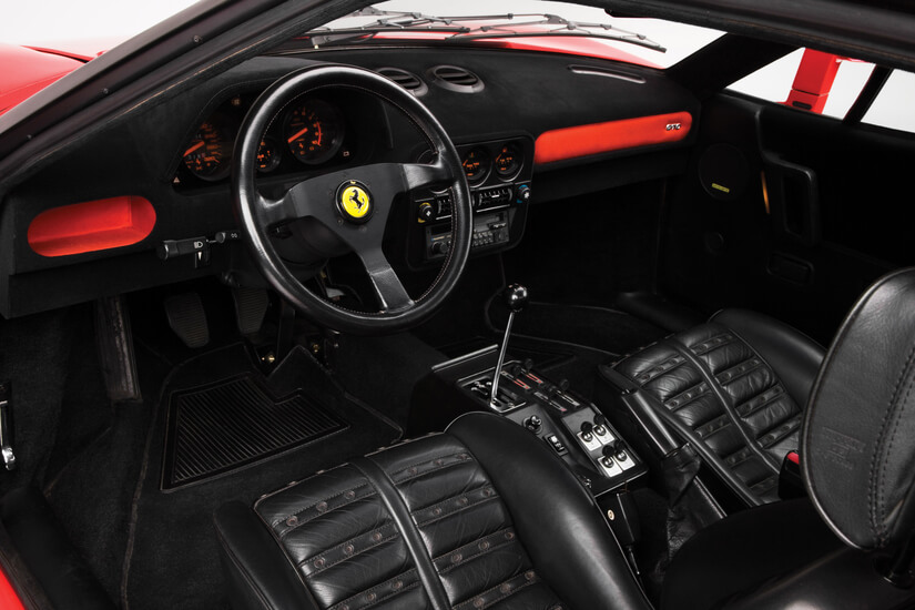 Ferrari GTO interior